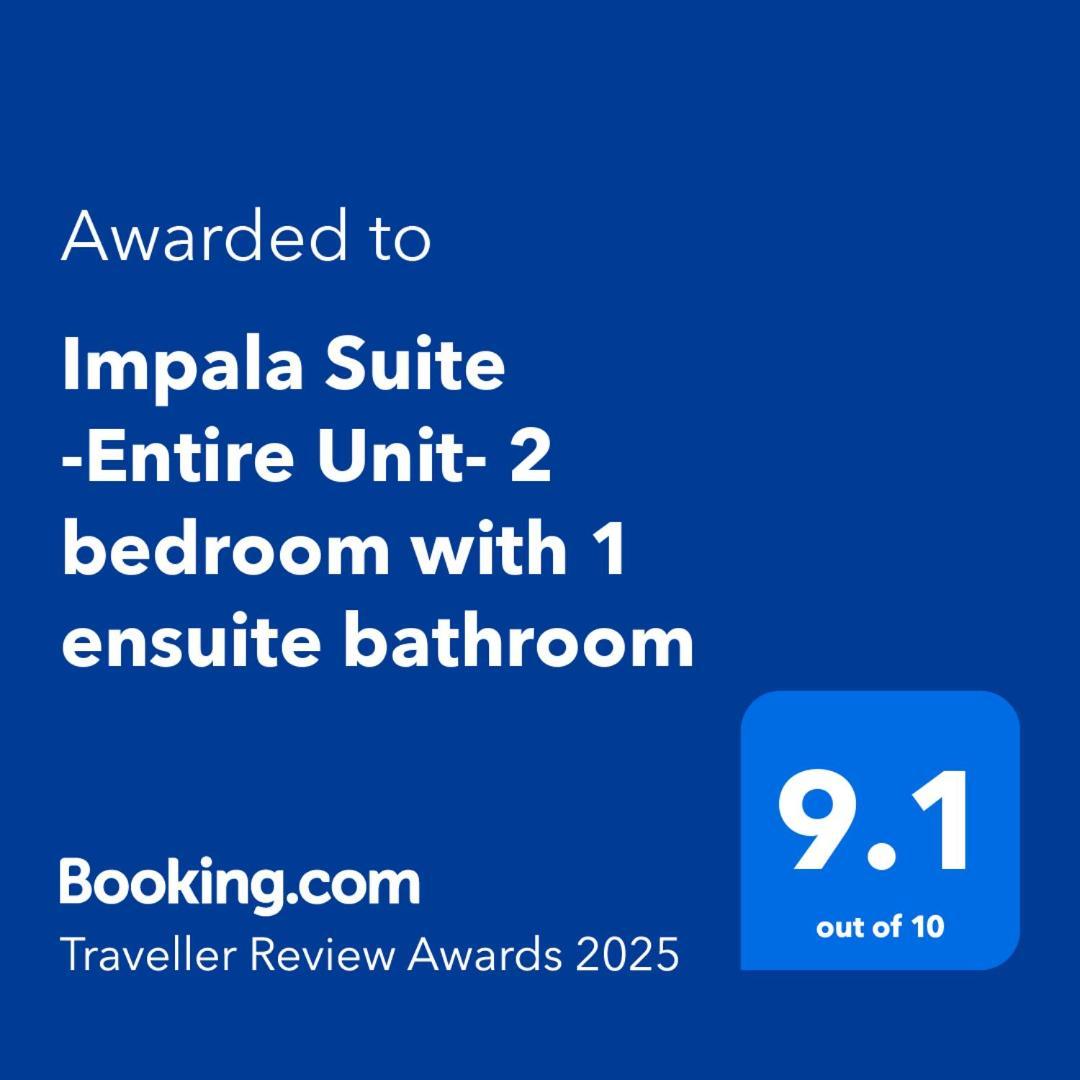 Impala Suite -Entire Unit- 2 Bedroom With 1 Ensuite Bathroom Ladysmith Bagian luar foto